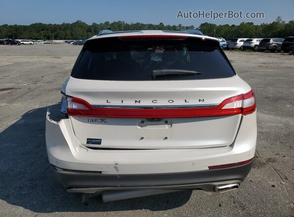 2LMPJ6LR1JBL41576 2018 LINCOLN MKX White 