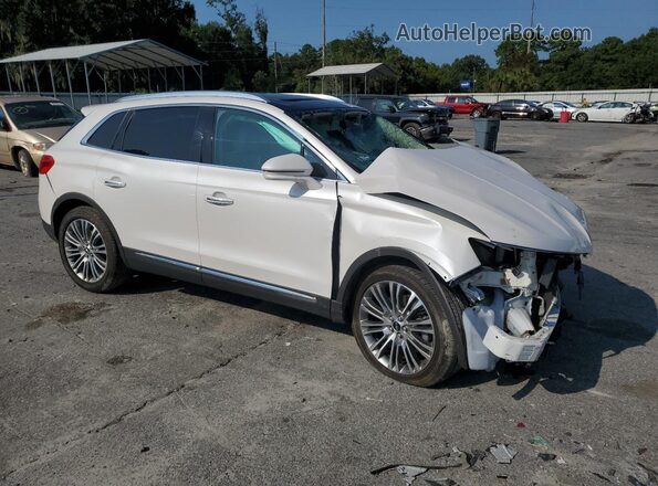 2LMPJ6LR1JBL41576 2018 LINCOLN MKX White 