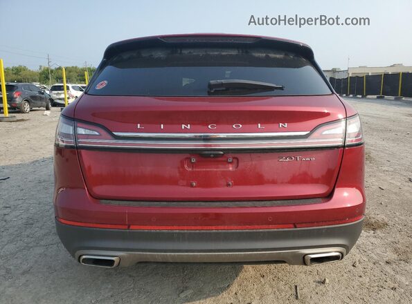 2LMPJ8L95KBL52190 2019 LINCOLN NAUTILUS Red Հետևի տեսք
