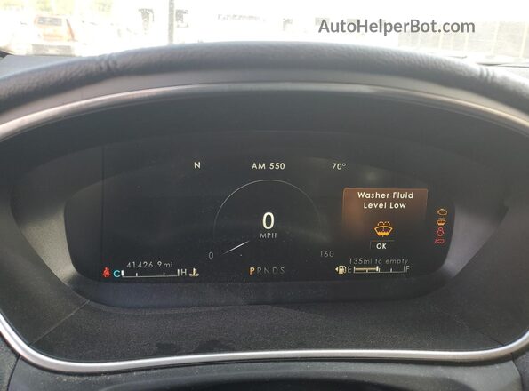 2LMPJ8L95KBL52190 2019 LINCOLN NAUTILUS Red Սարքավորումների վահանակի տեսք