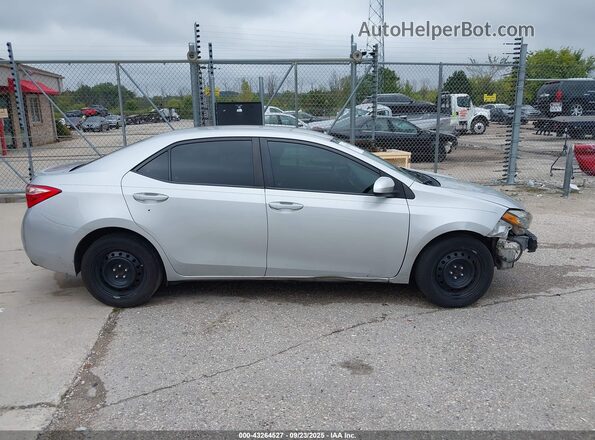 2T1BURHE8KC156961 2019 TOYOTA LL Silver უკანა სალონის ხედი