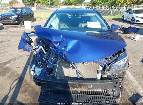2T1BURHEXKC136999 2019 TOYOTA LL Blue Instrument cluster view