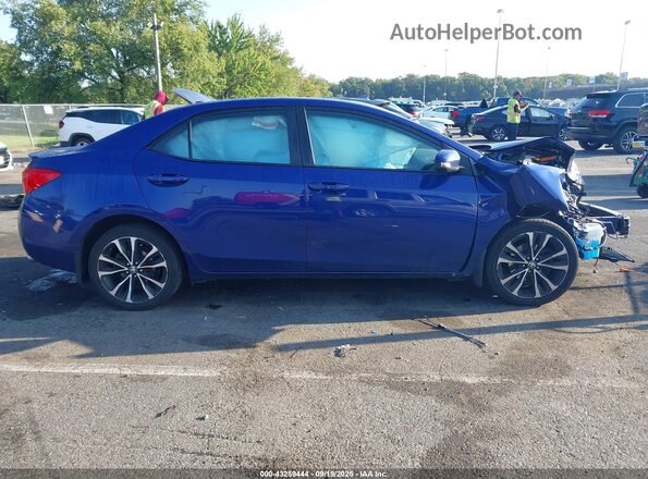 2T1BURHEXKC136999 2019 TOYOTA LL Blue Rear interior view