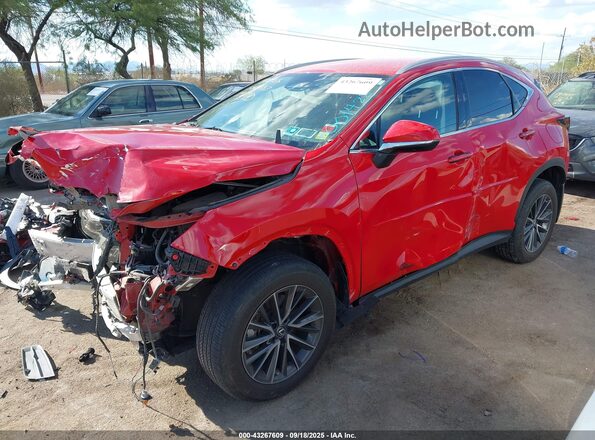 2T2ADCEZ5NC001428 2022 LEXUS NX 250 Red Առջևի ձախ երեք քառորդ տեսարան