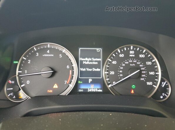 2T2AZMAA8MC191229 2021 LEXUS RX Серебряный Вид щитка приборов