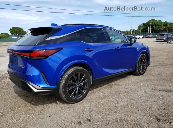 2T2BAMBA5SC058340 2025 LEXUS RX Blue Задня права чверть