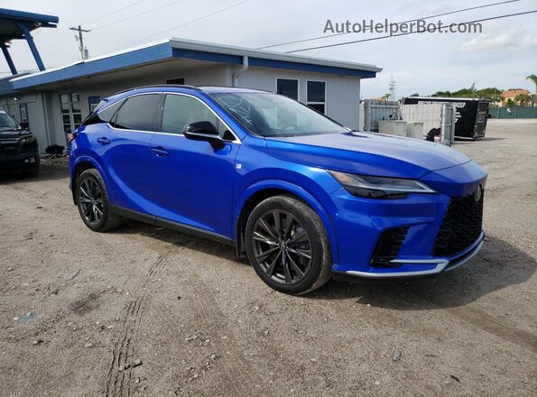 2T2BAMBA5SC058340 2025 LEXUS RX Blue Передня права чверть
