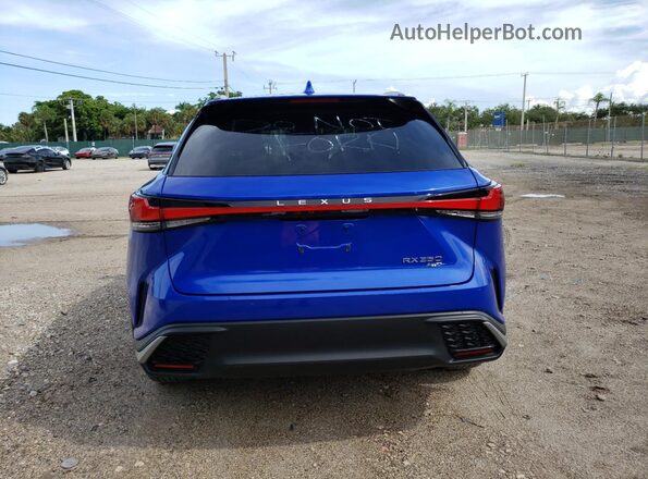 2T2BAMBA5SC058340 2025 LEXUS RX Blue Вид ззаду