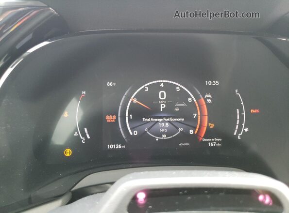 2T2BAMBA5SC058340 2025 LEXUS RX Blue Вид щитка приладів