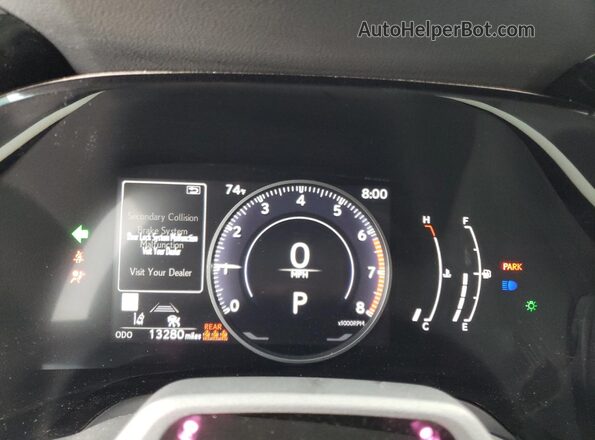 2T2BAMCA0RC078035 2024 LEXUS RX Silver Вид щитка приладів