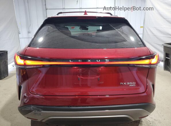 2T2BAMCA4RC056345 2024 LEXUS RX Red Widok z tyłu
