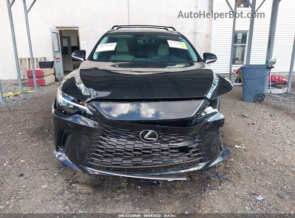 2T2BAMCA4RC063523 2024 LEXUS RX 350 Black ხელსაწყოთა პანელის ხედი