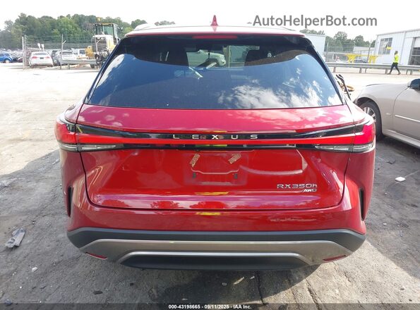 2T2BBMCA2RC023860 2024 LEXUS RX 350H Red 