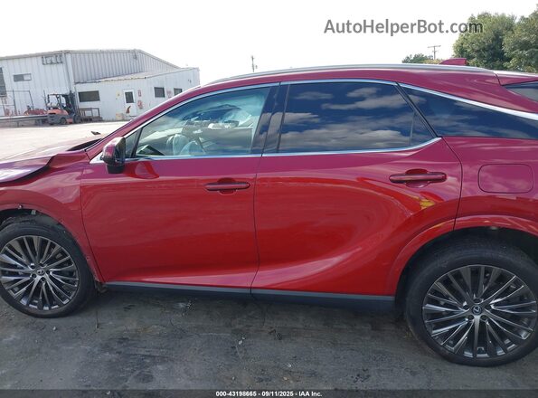 2T2BBMCA2RC023860 2024 LEXUS RX 350H Red Rear interior view