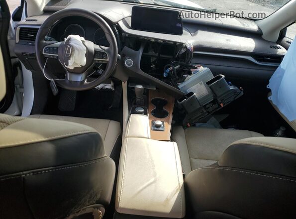 2T2BZMCA0KC198626 2019 LEXUS RX White წინა პანელის ხედი