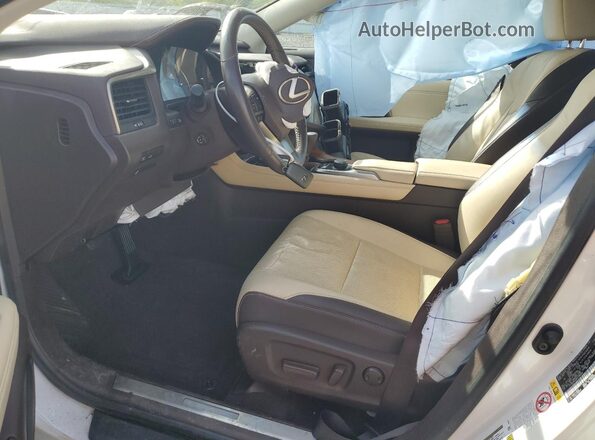 2T2BZMCA0KC198626 2019 LEXUS RX White წინა სალონის ხედი