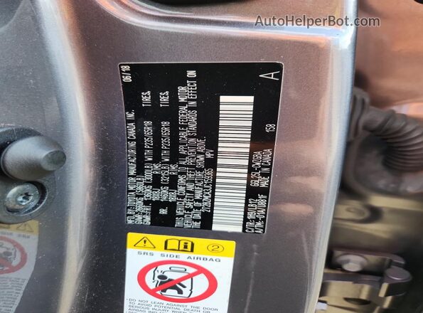 2T2BZMCA3JC159365 2018 LEXUS RX Gray 