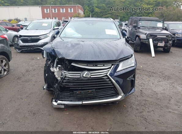 2T2BZMCAXKC202472 2019 LEXUS RX 350 Blue წინა პანელის ხედი