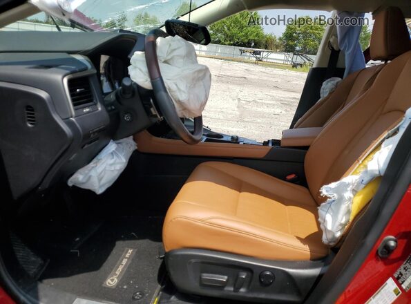 2T2HZMDA0MC280223 2021 LEXUS RX Красный Вид салона спереди