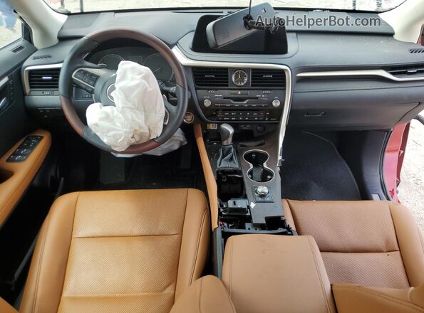 2T2HZMDA0MC280223 2021 LEXUS RX Красный Вид панели приборов