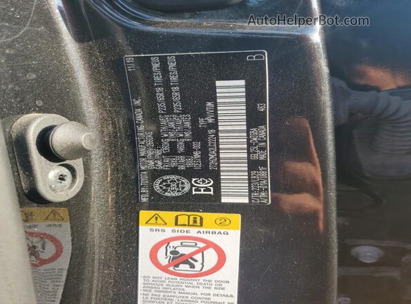 2T2HZMDA2LC222418 2020 LEXUS RX Black 360 interior view
