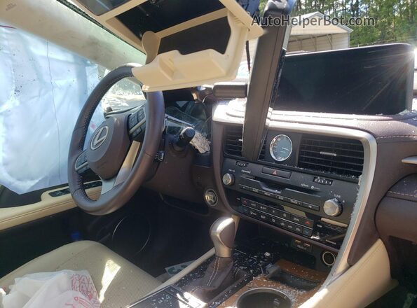 2T2HZMDA5LC234630 2020 LEXUS RX Black ხელსაწყოთა პანელის ხედი