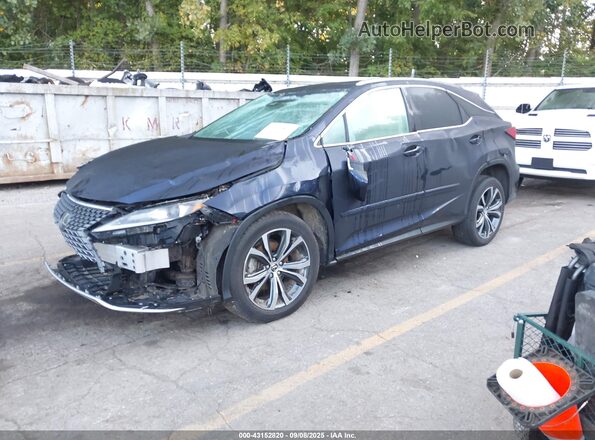 2T2HZMDA7MC285032 2021 LEXUS RX Синий Передняя левая четверть