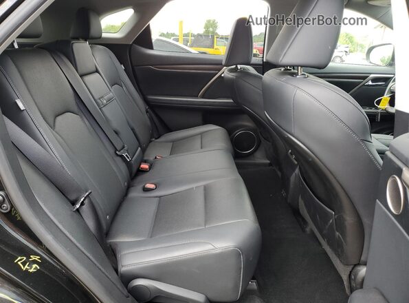 2T2HZMDA8MC291017 2021 LEXUS RX Black Rear interior view