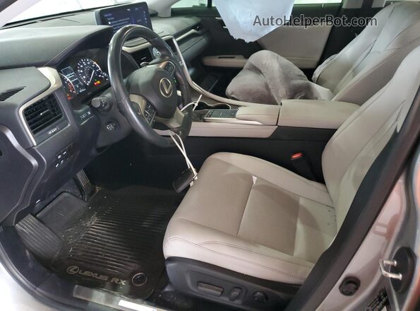 2T2HZMDA8MC302226 2021 LEXUS RX Серебряный Вид салона спереди