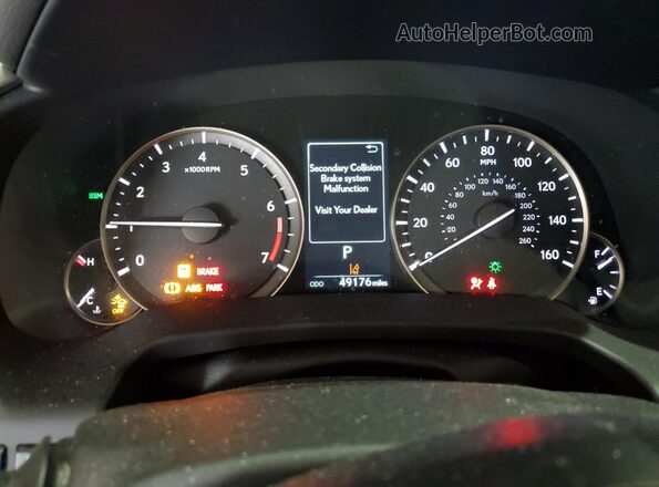 2T2HZMDA8MC302226 2021 LEXUS RX Серебряный Вид щитка приборов