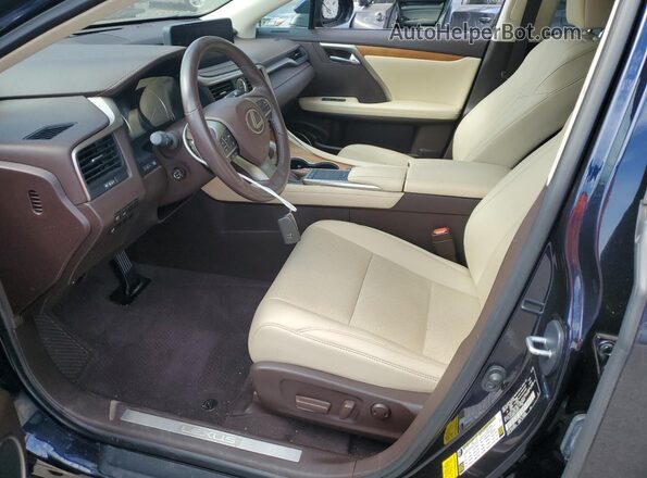 2T2HZMDAXLC248913 2020 LEXUS RX Blue Вид салону спереду