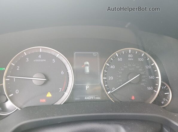 2T2HZMDAXLC248913 2020 LEXUS RX Blue Вид щитка приладів
