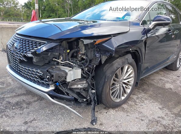 2T2JGMDA0NC072254 2022 LEXUS RX 450H Синий Вид спереди