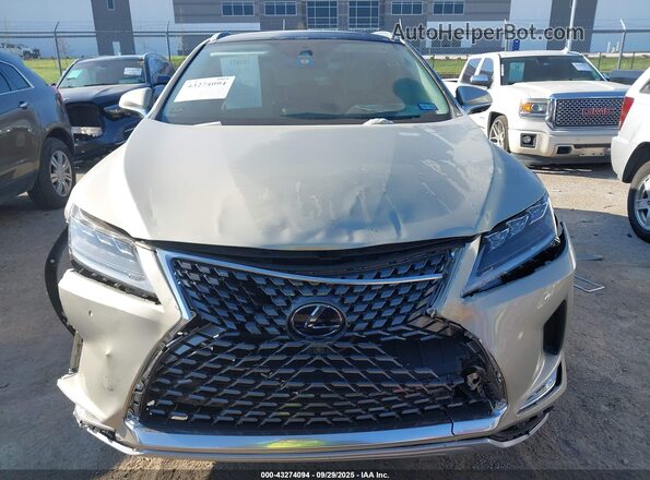 2T2JGMDA3LC055848 2020 LEXUS RX 450H Champagne Rear interior view