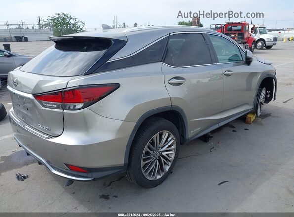 2T2JGMDA8NC077394 2022 LEXUS RX 450H Silver Tył prawy