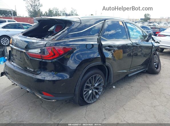2T2YZMDA0LC228234 2020 LEXUS RX 350 Black Tył prawy