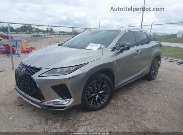 2T2YZMDA6NC327739 2022 LEXUS RX 350 Champagne Առջևի ձախ երեք քառորդ տեսարան
