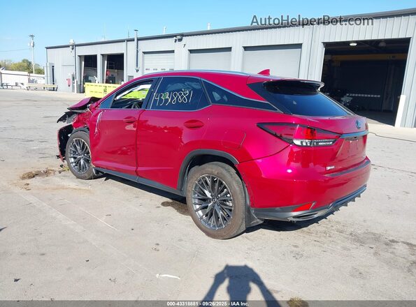 2T2YZMDAXMC299782 2021 LEXUS RX 350 Red Задня ліва чверть