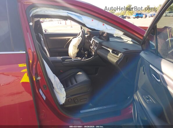 2T2YZMDAXMC299782 2021 LEXUS RX 350 Red Вид салону спереду