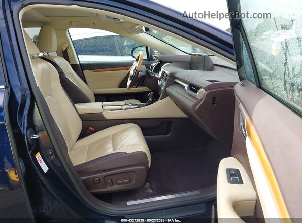 2T2ZZMCA7JC101810 2018 LEXUS RX 350 Blue Vista interior delantera