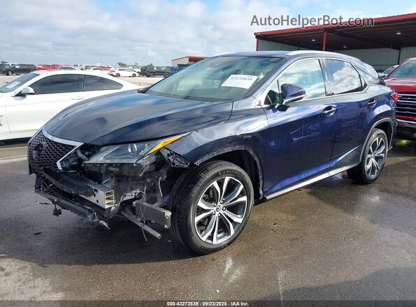 2T2ZZMCA7JC101810 2018 LEXUS RX 350 Blue Vista tres cuartos delantera izquierda