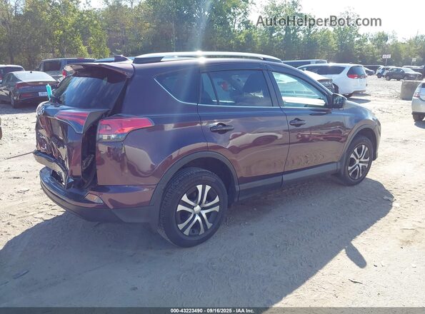 2T3BFREV0GW455601 2016 TOYOTA LE Burgundy Trasero derecho