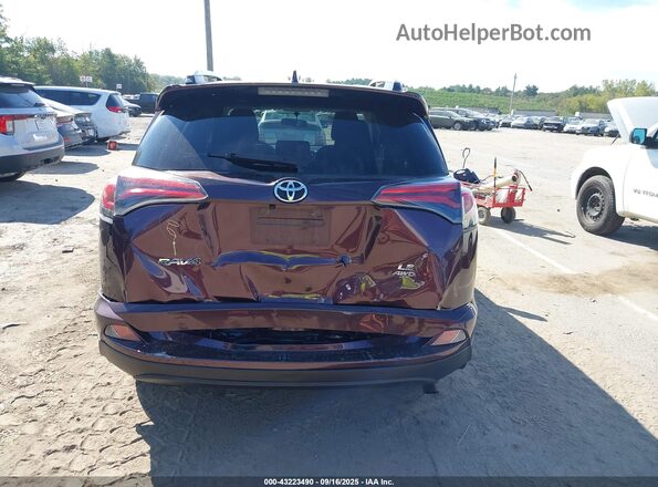 2T3BFREV0GW455601 2016 TOYOTA LE Burgundy Vista frontal