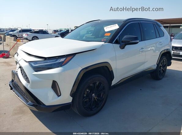 2T3E6RFV0NW032218 2022 TOYOTA RAV4 HYBRID White Front left