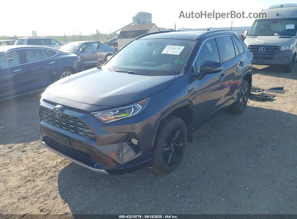 2T3E6RFV3MW013533 2021 TOYOTA RAV4 HYBRID Серый Передняя левая четверть