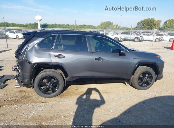 2T3E6RFV3MW013533 2021 TOYOTA RAV4 HYBRID Серый Вид задней части салона
