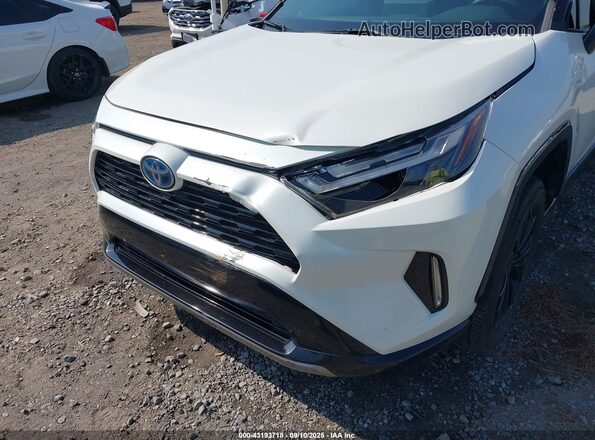 2T3E6RFV4NW031007 2022 TOYOTA RAV4 HYBRID White 