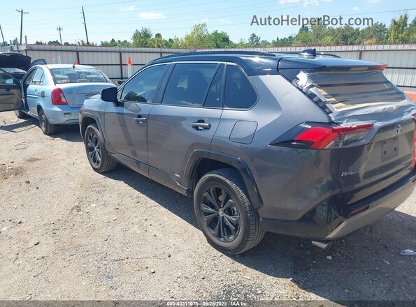 2T3E6RFV5NW036992 2022 TOYOTA RAV4 HYBRID Gray Trasero izquierdo