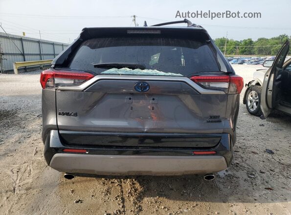 2T3E6RFV6MW005393 2021 TOYOTA RAV4 Gray Вид ззаду