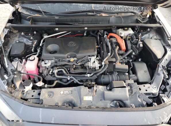 2T3E6RFV6MW005393 2021 TOYOTA RAV4 Gray Вид підкапотного простору